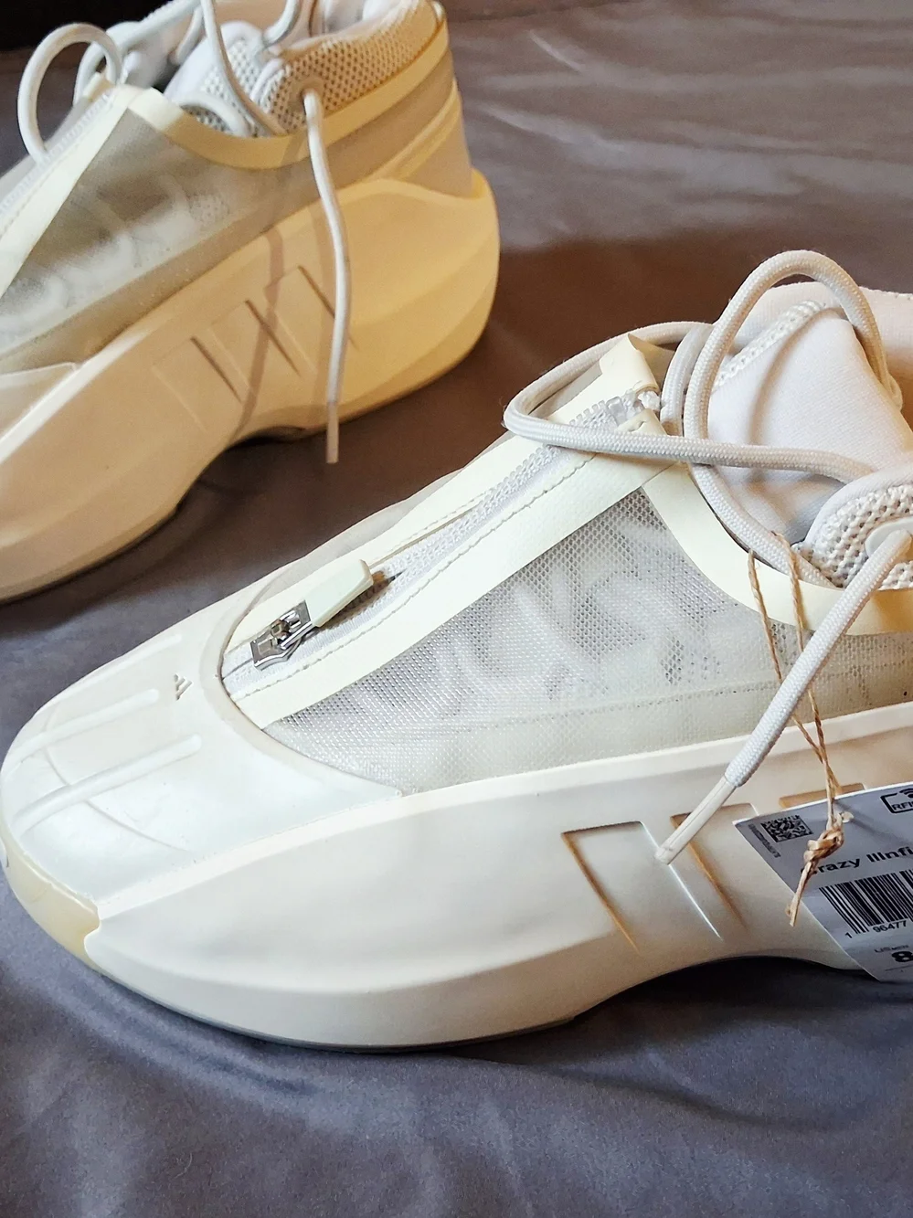 adidas Crazy IIInfinity Chalk White Sneakers